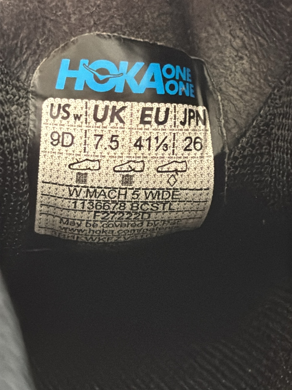 HOKA Mach 5 ProFly+ Running Shoes – Black/White – Women's 9 Wide (D) - Picture 9 of 15